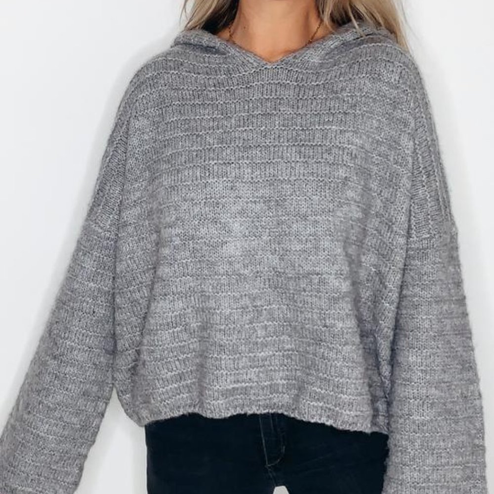 Grey Sweater Hoodie